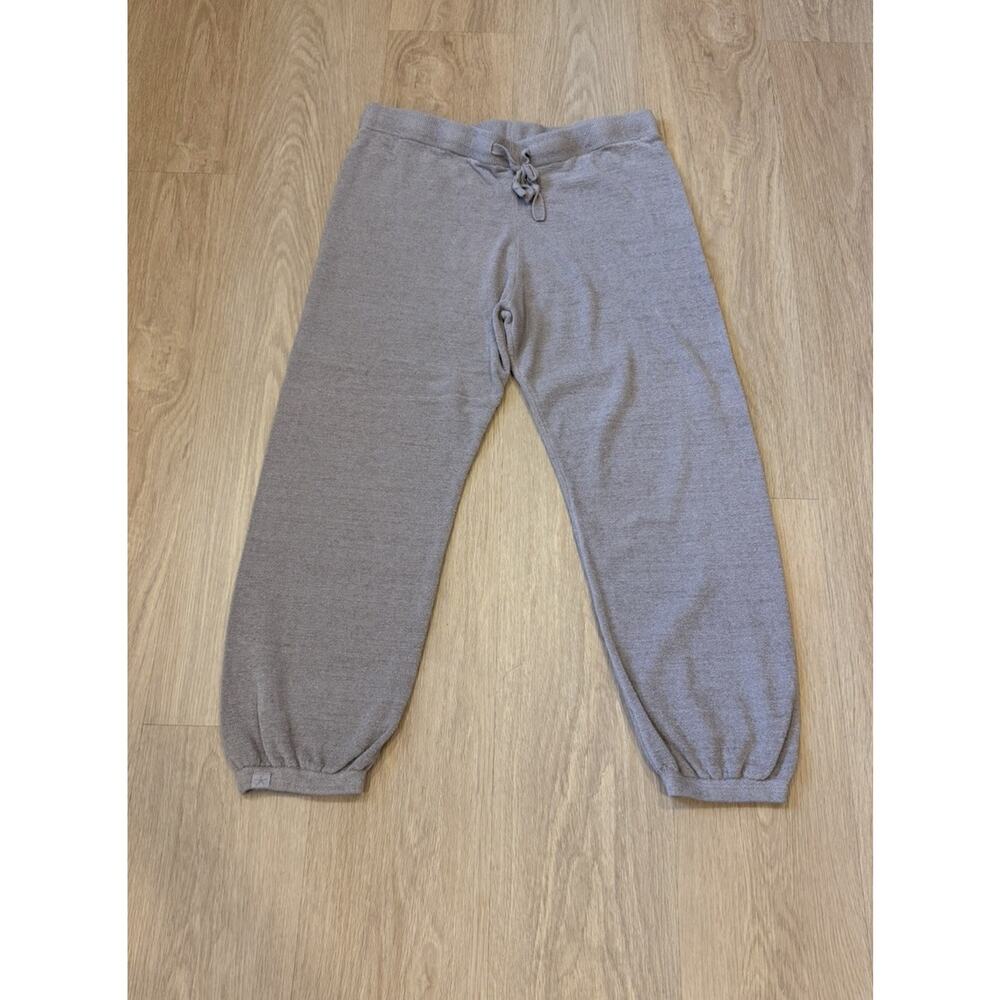 Barefoot Dreams CozyChic Ultra Lite Pants Womens Large Brown Jogger Loungewear